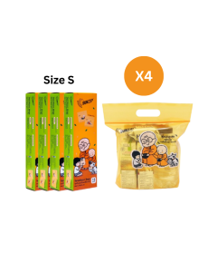 (แพ็ค4)SUNZIP (ซันซิป) ถุงเติมบุญ ขนาด S และ M