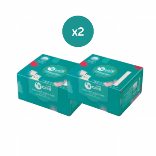 V care Extra Soft สำลี ขนาด 80 ชิ้น 2 กล่อง