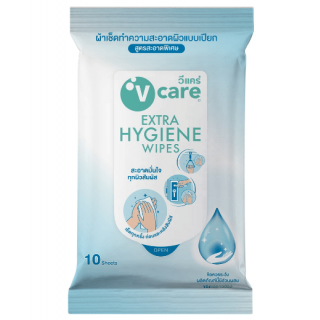 V care วีแคร์ ผ้าเปียกสูตรสะอาดพิเศษ แอลกอฮอล์ 70%